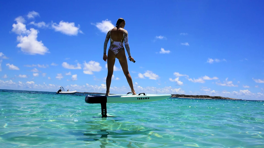 Wind Adventures Experience the thrill of E foiling in Saint Martin
